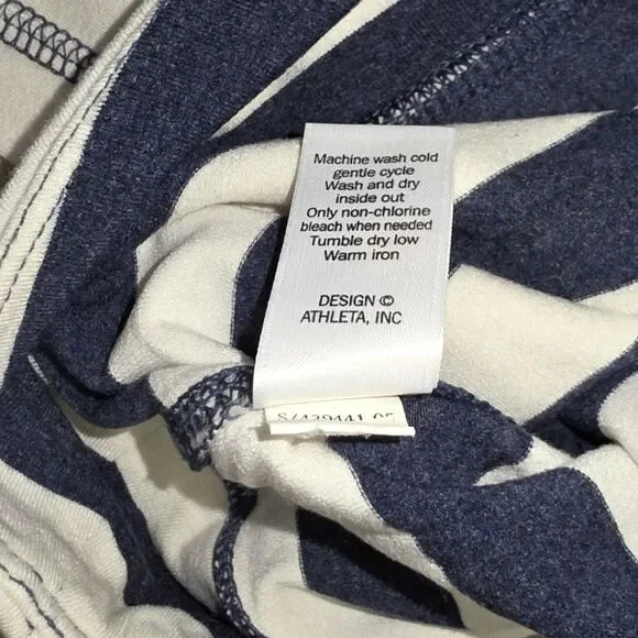 Athleta Navy & White Buttery Soft Wrap Skirt Size XS - Picture 4 of 6